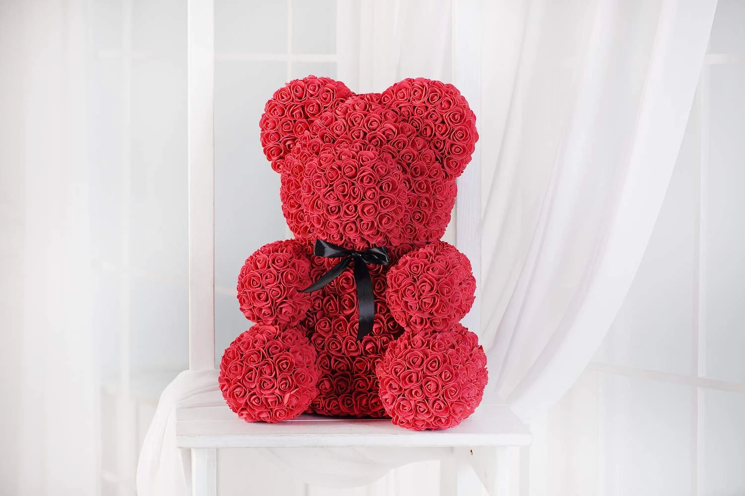 Rose Bear Delivery Send Rose Bear Online to Your Loved One Tinas Flowers Gifts