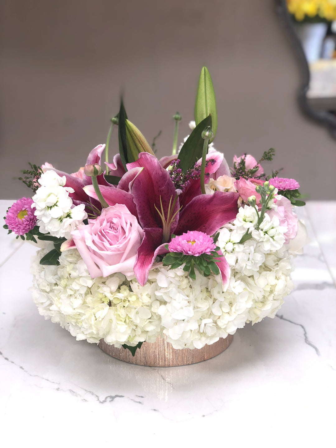 Rose Gold Arrangement