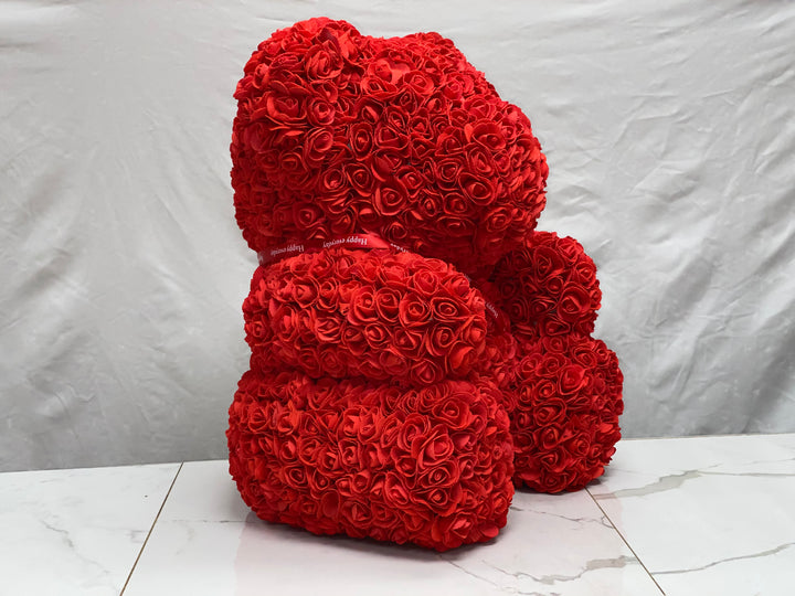 Large Red Rose Bear