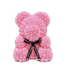 Small Pink Rose Bear