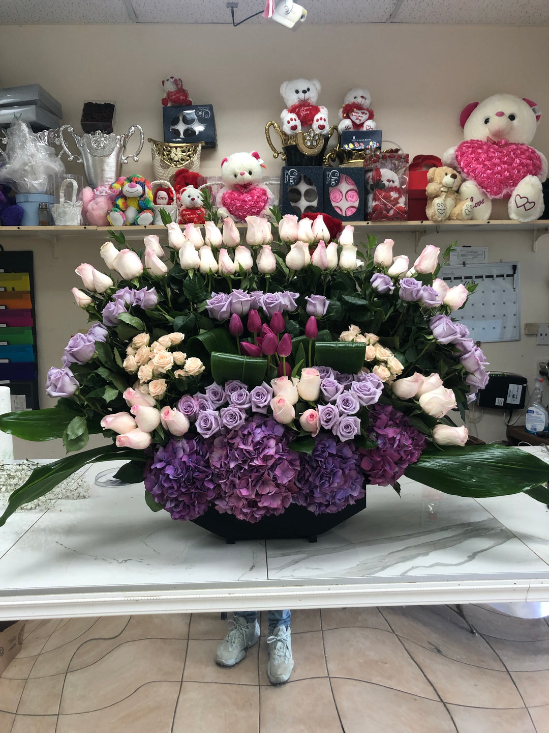 Magnificent Purple Arrangement