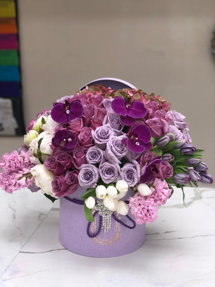 Surprise in purple
