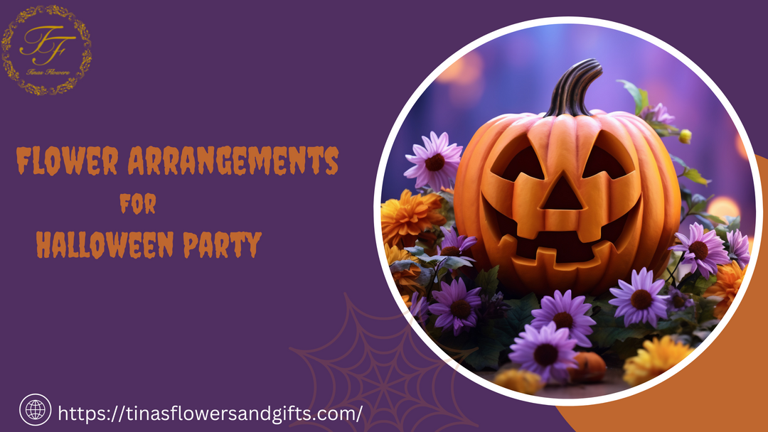 Beautiful Flower Arrangements for a Spooky Halloween Party
