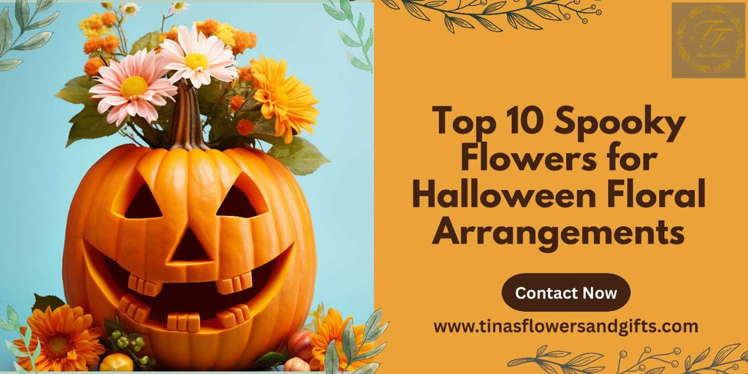 Spooky Flowers for Halloween Floral Arrangements