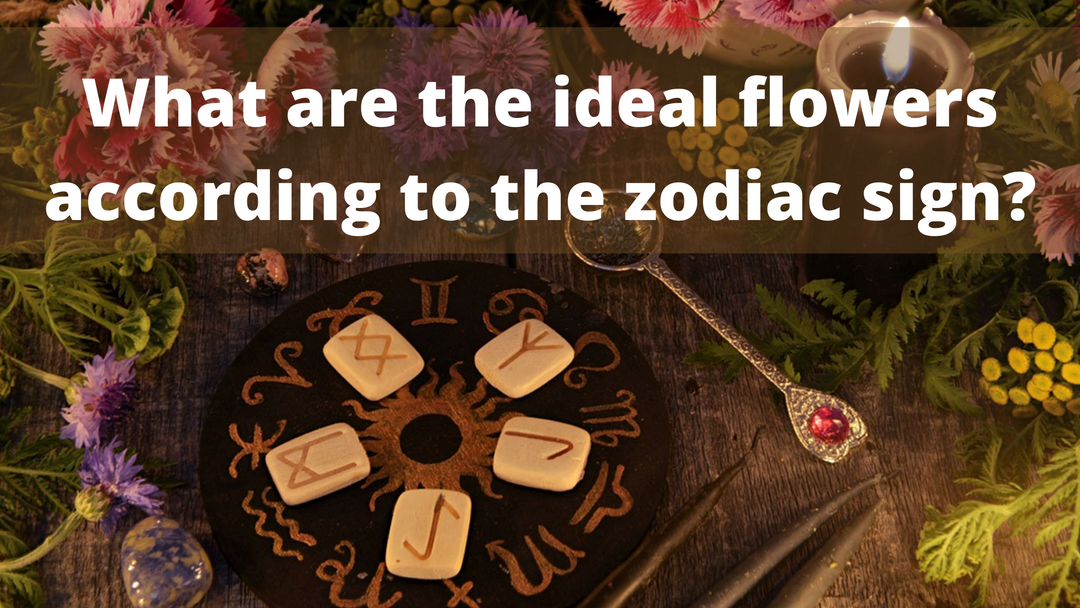 What are the ideal flowers according to the zodiac sign?